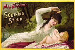 3 Cards Avory Polish For The Teeth Mrs. Winslow's Soothing Syrup  Calendar 1887  Trix Breath Perfume Tand Hygiëne - Zonder Classificatie