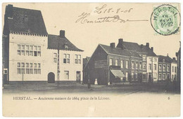 Cpa Belgique - Herstal - Ancienne Maison De 1664 Place De La Licour - Herstal