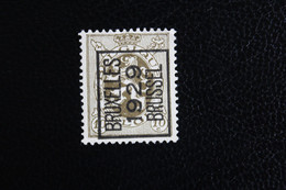 1929-37 BELGIQUE BE  PRE216A 10C  BRUN-OLIVE  SUR LION HERALDIQUE NEUF MH  B/TB* - Typos 1929-37 (Heraldischer Löwe)