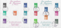 France 2001 BF - Yvert Et Tellier Nr. BF 41/42 - Marianne En Francs Oblitération Postale - Afgestempeld