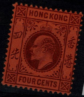 HONG KONG 1903 KING EDWARD VII MI No 63 MLH VF!! - Gebruikt