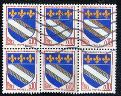République Française - France - P5/7 - (°)used - 1963 - Michel 1420 - Stadswapens - Afgestempeld