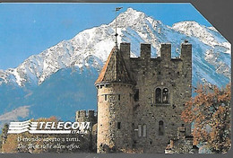 CARTE -ITALIE-Serie Pubblishe Figurate AA-Catalogue Golden-10000L/31/12/2001-N°81-Man-Castel Fontana -Utilisé-TBE- - Openbaar Voorlopers