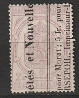 TIMBRES POUR JOURNAUX - N°7 Obl (1869) 2c Violet - Journaux