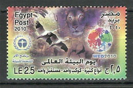 Egypt - 2010 - ( UN - World Environment Day - Animals, Birds ) - MNH** - Neufs