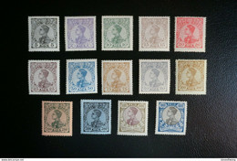 (T4) Portugal 1910 D. Manuel II Good Set - Af. 156/169 (MH) - Otros & Sin Clasificación