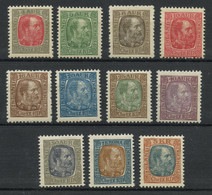 Islande (1902) N 34 A 46 (charniere) Sauf 34 + 45 - Neufs