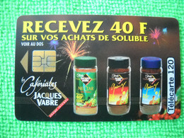 7086 Télécarte Collection CAFE JACQUES VABRE Soluble  Cafériales  120u  ( Recto Verso)  Carte Téléphonique - Levensmiddelen