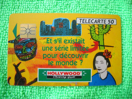 7088 Télécarte Collection HOLLYWOOD Chewing Gum  (Sucre) Cactus Kangourou 50u  ( Recto Verso)  Carte Téléphonique - Alimentation