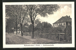 AK Kaltenkirchen I. Holst., Schützenstrasse Mit Passanten - Kaltenkirchen