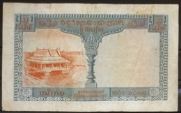 French Indochine Indochina Vietnam Viet Nam Laos Cambodia 1 Piastre VF Banknote 1954 - Pick # 94 / 02 Photos - Indochine