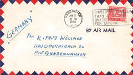 CANADA - AIRMAIL 1956 VANCOUVER > OBERASBACH/DE /QF 295 - Brieven En Documenten