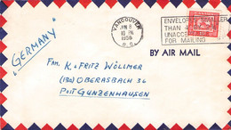 CANADA - AIRMAIL 1956 VANCOUVER > OBERASBACH/DE /QF 295 - Storia Postale