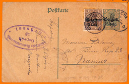 99017 - German BELGIUM - POSTAL HISTORY -  POSTAL STATIONERY CARD 1917 - OC38/54 Belgian Occupation In Germany