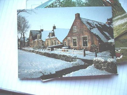 Nederland Holland Pays Bas Schiermonnikoog Met Huisjes In De Sneeuw - Schiermonnikoog