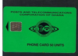 GHANA - POSTS AND TELECOMM.CORP. OF GHANA - 1995 GREEN 50  ISSUE 8.95 TIRAGE 150.000  - USED   -  RIF. 9647 - Ghana