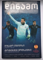 Football Program UEFA Champions League 2013-14 FC Dinamo Tbilisi Georgia - Tottenham Hotspur FC England - Books