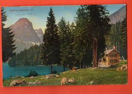 ZOOP-11 SELTEN  Gasthaus Obersee Näfels. Stempel Gasthaus Josephine Landolt Gelaufen Marke Fehlt Schönwetter 1061 - Näfels