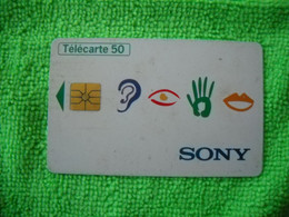 7130 Télécarte Collection   ECRAN 16/9e  SONY Télévision    50u  ( Recto Verso)  Carte Téléphonique - Other & Unclassified