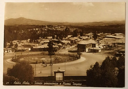 ADDIS ABEBA - SCORCIO PANORAMICO E PIAZZA IMPERO VIAGGIATA FG - Ethiopië