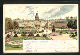 Künstler-AK Heinrich Kley: Karlsruhe, Residenz-Schloss - Kley