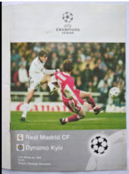 Football Program UEFA Champions League 1998-99 Real Madrid Spain - Dynamo Kyev Ukraine - Libros