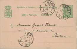 LUXEMBOURG - ETTELBRUCK - ENTIER POSTAL DU 24-4-1905 . - Otros & Sin Clasificación