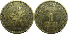 France - IIIe République - 1 Franc Chambres De Commerce 1920 - TB/VF25 Nettoyée - Fra3086 - 1 Franc