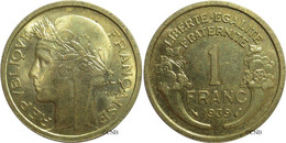 France - IIIe République - 1 Franc Morlon 1939 - SUP+/MS62 - Fra3809 - 1 Franc