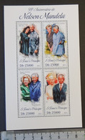 St Thomas 2013 Nelson Mandela Whitney Houston Diana Margaret Thatcher Queen Elizabeth Ii Royalty M/s Mnh - Full Sheets & Multiples