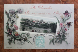 VERNOUILLET (78) - CARTE SOUVENIR - "JE VOUS ENVOIE CES FLEURS" - Vernouillet