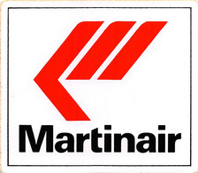 12501 " MARTINAIR " ZELFKLEVEND-AUTOADESIVO  Cm. 8,8 X 10,0 - Stickers
