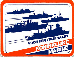 12515 " KONINKLIJKE MARINE- VOOR EEN VRIJE VAART " ZELFKLEVEND-AUTOADESIVO - Autres & Non Classés