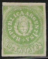 M945 - ARGENTINIEN/ARGENTINA. -1862- MICHEL # : 6II, MINT.- FORGERY STAMP-NICE TO REFERENCE-CAT. VALUE :500 EUR-ORIGINAL - Neufs