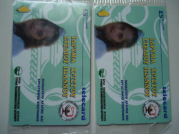 CYPRUS   2  MINT CARDS  2 SCAN - Telephones