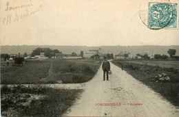 Porcheville * Route Et Panorama De La Commune - Porcheville