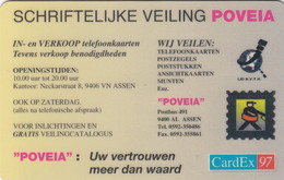 Nederland Telefoonkaart Databasekaart Cardex 1997 Poveia - Autres & Non Classés