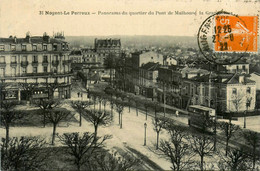 Nogent * Le Perreux * Panorama Du Quartier Du Pont De Mulhouse * La Grande Rue * Tramway Tram - Nogent Sur Marne