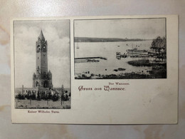 Germany Deutschland Wannsee Berlin Kaiser Wilhelm Turm Tower Steam Ship Port 13320 Post Card POSTCARD - Wannsee