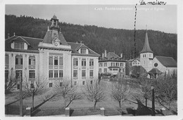 Fontainemelon Collège Et Eglise - 1934 - Fontainemelon