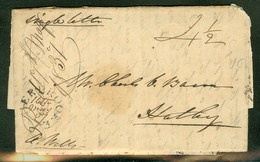 Sherbrooke-Hatley; Pli / Folding Letter; 16 Mai 1837; Sans Timbre / Stampless Letter; Charles C. Bacon  (5182) - ...-1851 Vorphilatelie