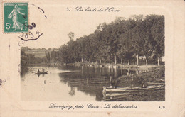 1908.les Bords De L'orne. LOUVIGNY Prés Caen. Le Débarcadére - Autres & Non Classés