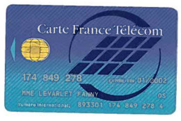 # Carte A Puce Divers Carte France Telecom International   - Tres Bon Etat - - Pastel Cards