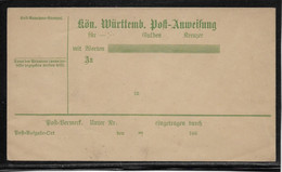 Allemagne - Wurtemberg - Entiers Postaux - Entiers Postaux