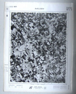 AVELGEM OTEGEM HEESTERT INGOOIGEM In 1971 GROTE LUCHT-FOTO 63x48cm KAART ORTO PLAN 1/10.000 CARTOGRAPHIE AERIENNE R263 - Avelgem