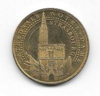 Médaille Touristique  ARTHUS  BERTRAND  2008, Ville, CATHEDRALE  NOTRE - DAME  à  STRASBOURG  ( 67 ) - 2008