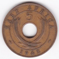 East Africa 5 Cents 1942 George VI, En Bronze , KM# 25 - Colonie Britannique