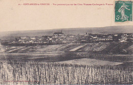 COULANGE LA VINEUSE ,VUE PANORAMIQUE SUR LES COTES VINEUSES -COULANGES-LA VINEUSE    REF 71491 - Coulanges La Vineuse