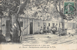 CPA 13 SALON TREMBLEMENT DE TERRE 1909 BARAQUEMENTS CONSTRUITS PAR LA VILLE - Salon De Provence