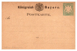 Allemagne - Bavière - Entiers Postaux - Postal  Stationery